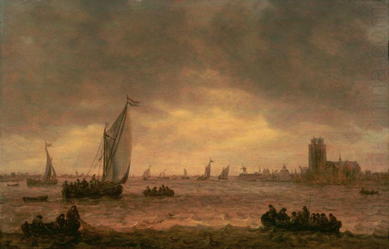 Jan van Goyen Mouth of the Meuse oil painting picture